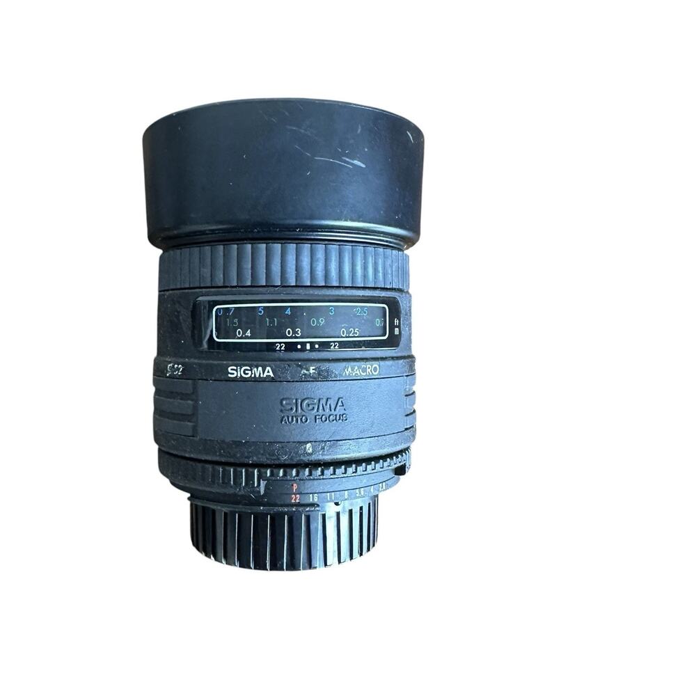 Sigma AF Macro Multi-Coated 50mm f/2.8 Lens For Nikon With Caps Untested